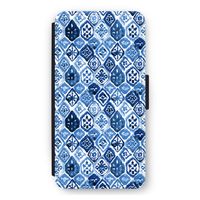 Blauw motief: iPhone 11 Flip Hoesje