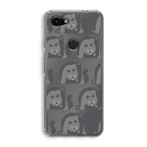 Cats: Google Pixel 3a Transparant Hoesje