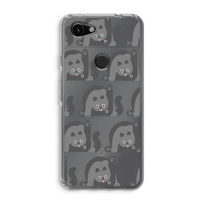 Cats: Google Pixel 3a Transparant Hoesje