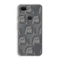 Cats: Google Pixel 3a Transparant Hoesje