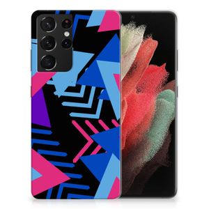 Samsung Galaxy S21 Ultra TPU Hoesje Funky Triangle