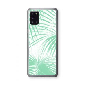 Palmbladeren: Samsung Galaxy A31 Transparant Hoesje