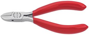 Knipex Zijsnijtang ronde kop + draadklem 115 mm - 7711115