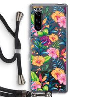 Tropisch 2: Sony Xperia 5 Transparant Hoesje met koord