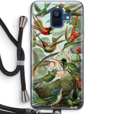 Haeckel Trochilidae: Samsung Galaxy A6 (2018) Transparant Hoesje met koord