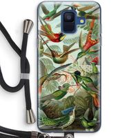 Haeckel Trochilidae: Samsung Galaxy A6 (2018) Transparant Hoesje met koord