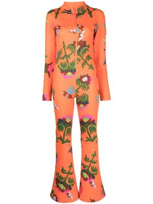 Cynthia Rowley combinaison de ski en néoprène - Orange