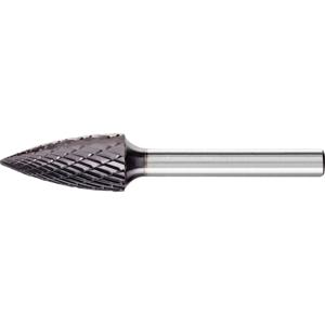 PFERD TOOLS 21122724 Freesstift Spitsboog Lengte 65 mm Afmeting, Ø 12 mm Werklengte 25 mm Schachtdiameter 6 mm
