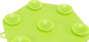 TRIXIE LICK'N'SNACK MAT MET ZUIGNAPPEN SILICONEN GROEN 17 CM