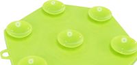 Trixie Lick'n'snack mat met zuignappen siliconen groen - thumbnail
