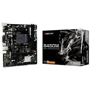 BioStar B450MHP Moederbord Socket AMD AM4 Vormfactor Micro-ATX Moederbord chipset AMD® B450