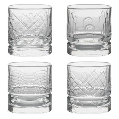 La Rochere Whisky tumbler glazen - 4x - Dandy serie - transparant - 300 ml