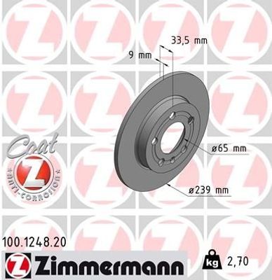 Remschijf Coat Z 100124820