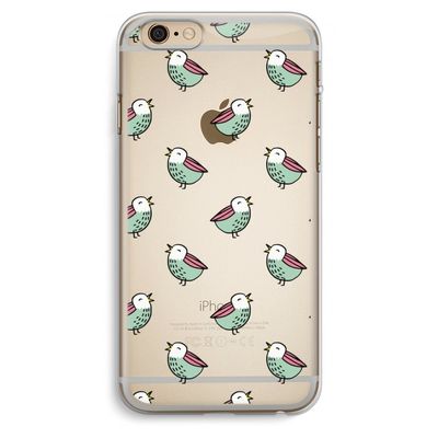 Vogeltjes: iPhone 6 Plus / 6S Plus Transparant Hoesje