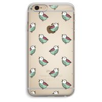 Vogeltjes: iPhone 6 Plus / 6S Plus Transparant Hoesje