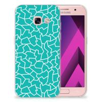 Samsung Galaxy A3 2017 | Hoesje maken | Cracks Blue