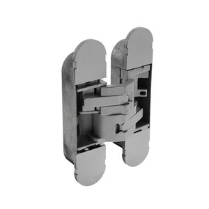 Intersteel Scharnier 130 x 30 mm zamak - zilvergrijs 3D verstelbaar