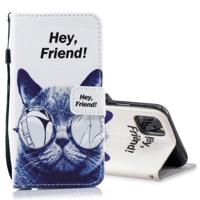 Voor iPhone 11 Pro horizontale Flip lederen draagtas met houder & kaartsleuven & portemonnee (Cool Cat)
