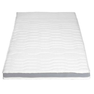 Leen Bakker - Topmatras Maud - Koudschuim - 140x200x9 Cm - Polyester - Wit