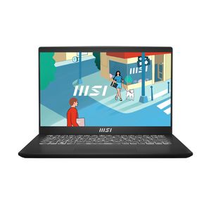 MSI Modern 14 C12M-475NL Intel® Core™ i3 i3-1215U Laptop 35,6 cm (14") Full HD 8 GB DDR4-SDRAM 512 GB SSD Wi-Fi 6 (802.11ax) Windows 11 Home Zwart