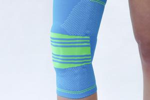 Schaper Kniebrace Schapfix Sport textiel blauw/groen maat L