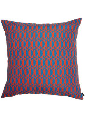 Fornasetti coussin Losanghe à design bicolore - Rouge