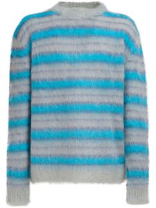 Marni pull Iconic Brushed Stripes - Gris