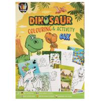 Grafix Kleur & Activiteitenboek A4 Dino 64blz - thumbnail