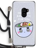 I'm A Hopeless Ramen-Tic For You: Xiaomi Mi Mix 2 Transparant Hoesje met koord
