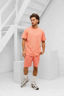 24 Uomo Basic Zomerset Heren Perzik - Maat M - Kleur: Oranje | Soccerfanshop