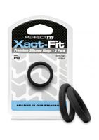 #10 Xact-Fit Cockring 2-Pack - Black