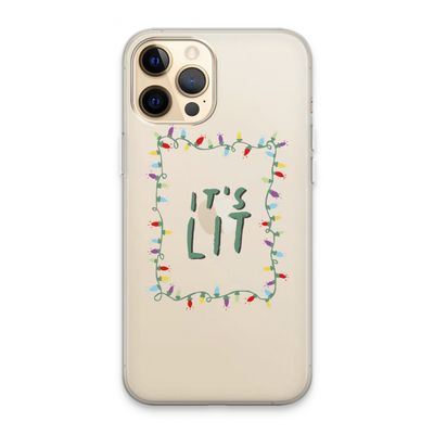 It's Lit: iPhone 13 Pro Max Transparant Hoesje