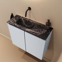 Toiletmeubel Mondiaz Ture Dlux | 60 cm | Meubelkleur Clay | Eden wastafel Lava Links | Zonder kraangat
