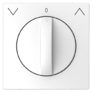 MEG3875-6035  - Cover plate for switch/push button white MEG3875-6035