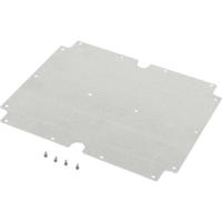 Hammond Electronics 1554YPL Montageplaat Staal Staal (l x b x h) 300 x 240 x 1 mm 1 stuk(s)