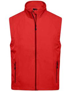 James & Nicholson JN1022 Men´s Softshell Vest - /Red - M