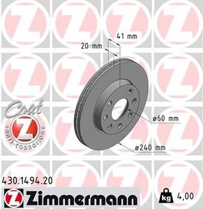 Remschijf Coat Z 430149420