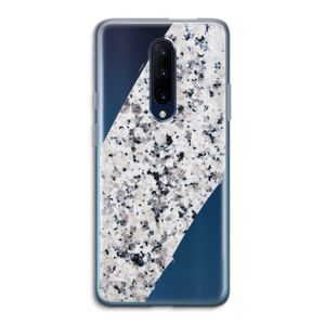 Gespikkelde marmer: OnePlus 7 Pro Transparant Hoesje