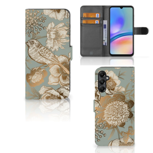 Hoesje voor Samsung Galaxy A05s Vintage Bird Flowers