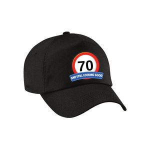 70 and still looking good stopbord pet / cap zwart voor volwassenen   -