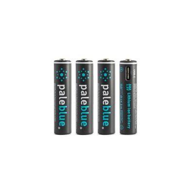 Pale Blue Li-Ion Rechargeabl AAA Battery USB-C