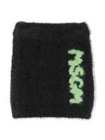 MSGM Kids jupe à logo imprimé - Noir