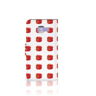 Samsung Galaxy A3 2016 Book Cover Paprika Red