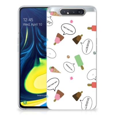 Samsung Galaxy A80 | Siliconen Case | IJsjes