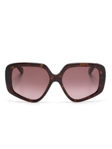 Chloé Eyewear lunettes de soleil oversize Mony - Marron