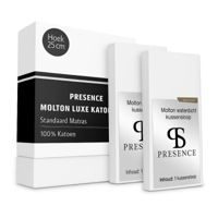Molton 100% Katoen Bundel - 200x200 Cm - Dekbed Discounter Matrasbeschermer - Dekbed-Discounter.nl