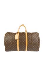 Louis Vuitton Pre-Owned 2000 pre-owned Monogram Keepall 55 reistas - Bruin - thumbnail
