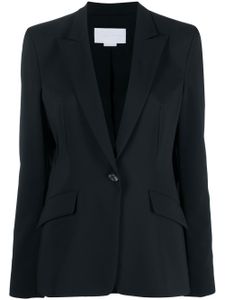 Genny blazer à simple boutonnage - Noir