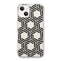 Geometrisch patroon: iPhone 13 Transparant Hoesje