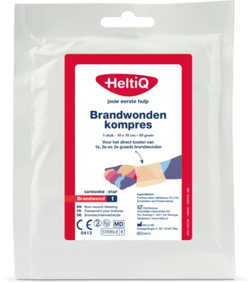 HeltiQ Brandwonden Kompres
